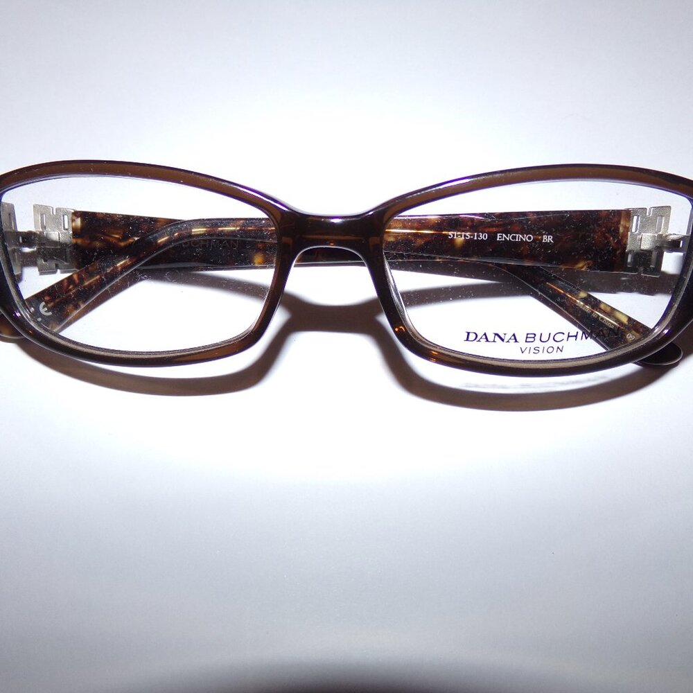 ENCINO Brown DANA BUCHMAN Eyeglass Frames Size 51 NWOT